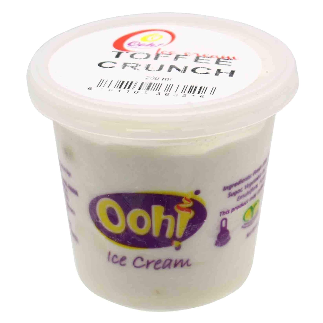OOH!ICE CREAM TOFFE CRUNCH 200ML